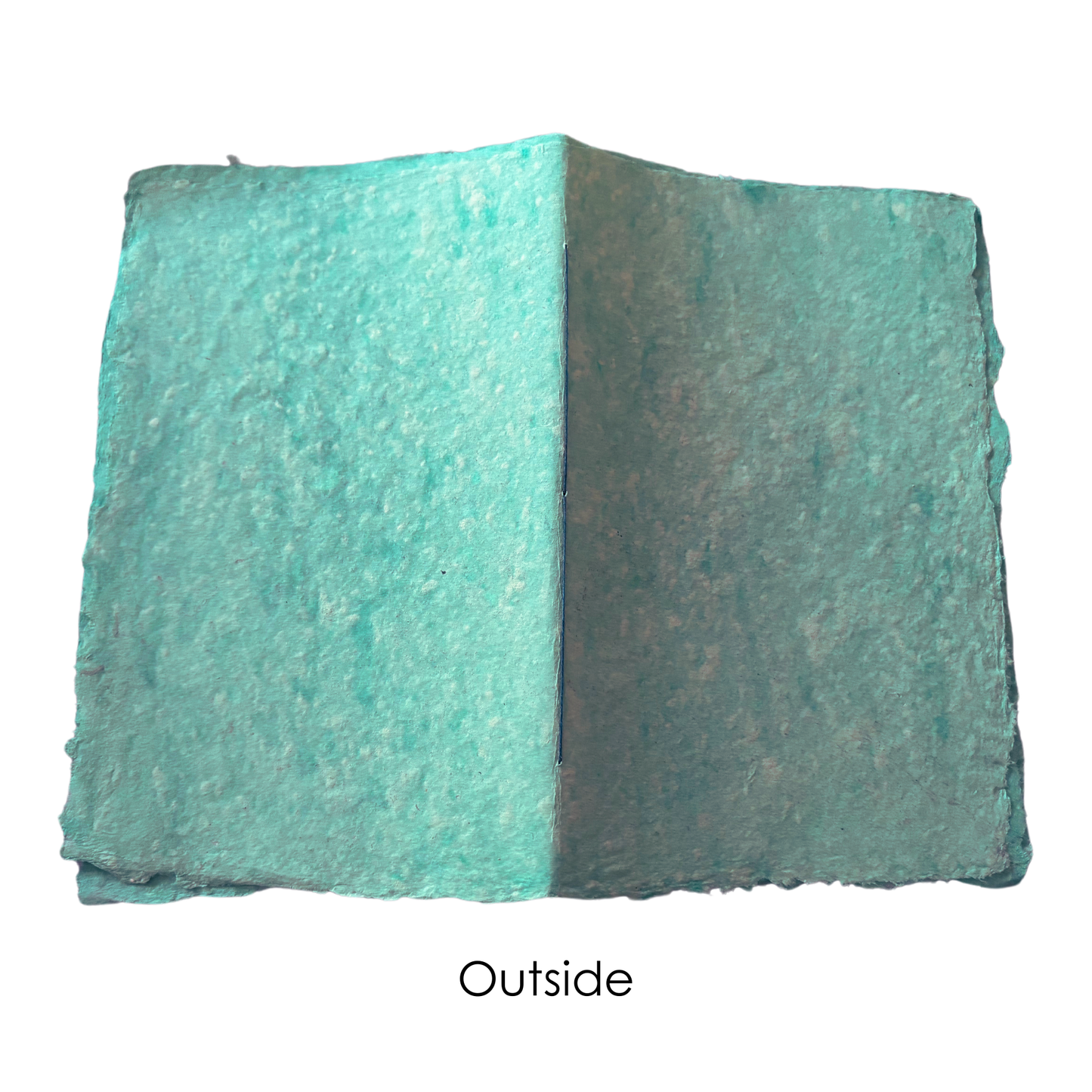 Handmade Paper Turquoise Booklet