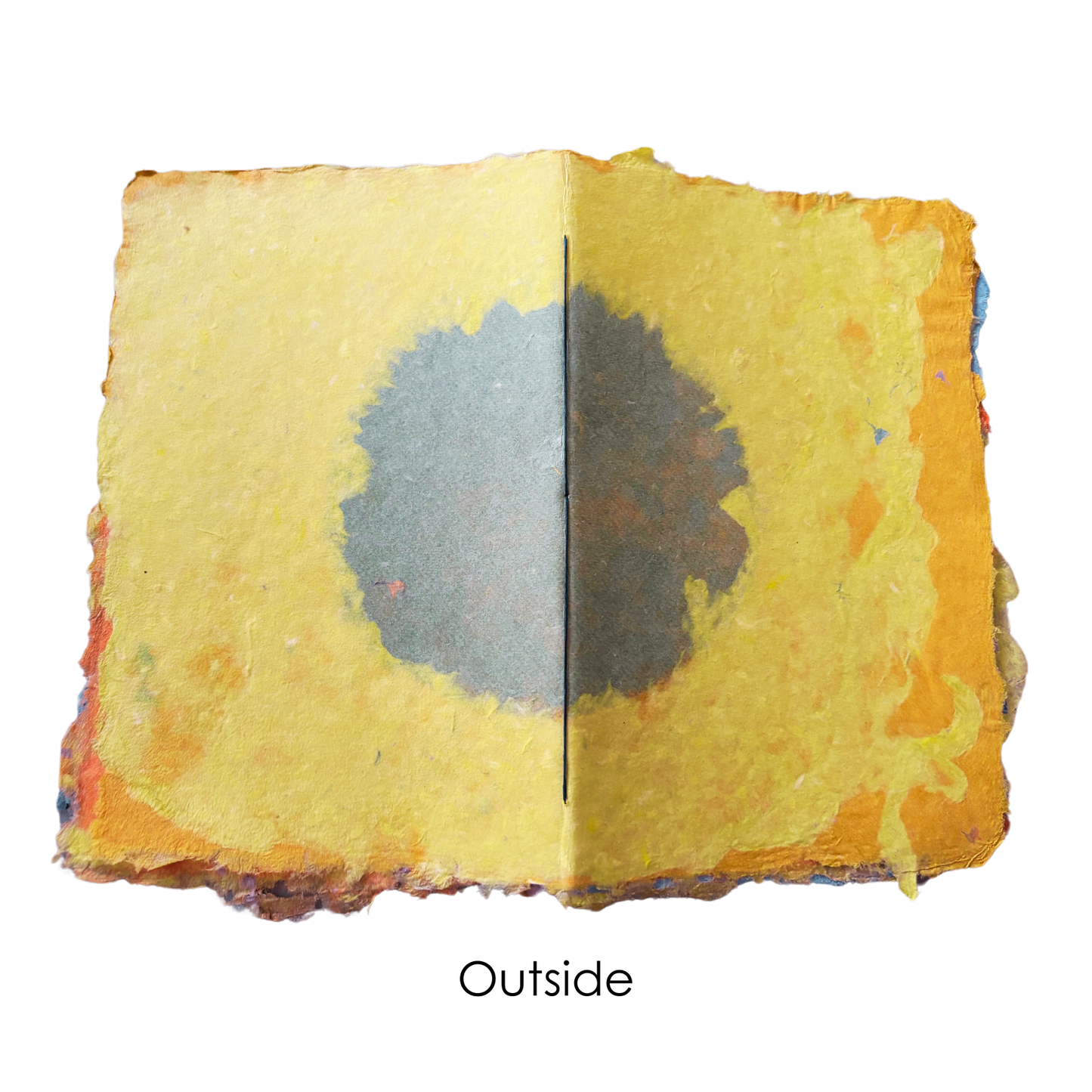 Handmade Paper Center Circle Booklet