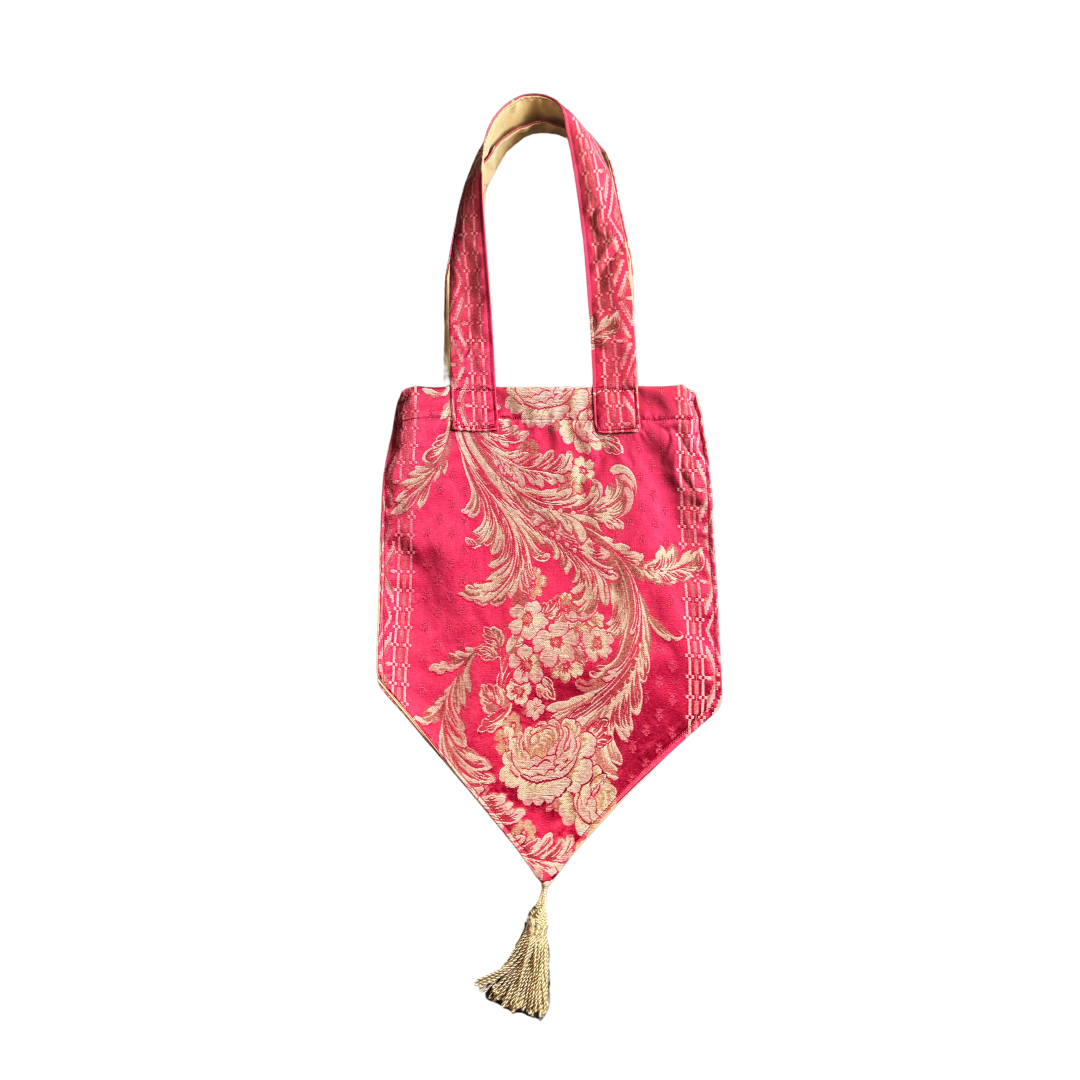 Pointed Tassel Tote Bag