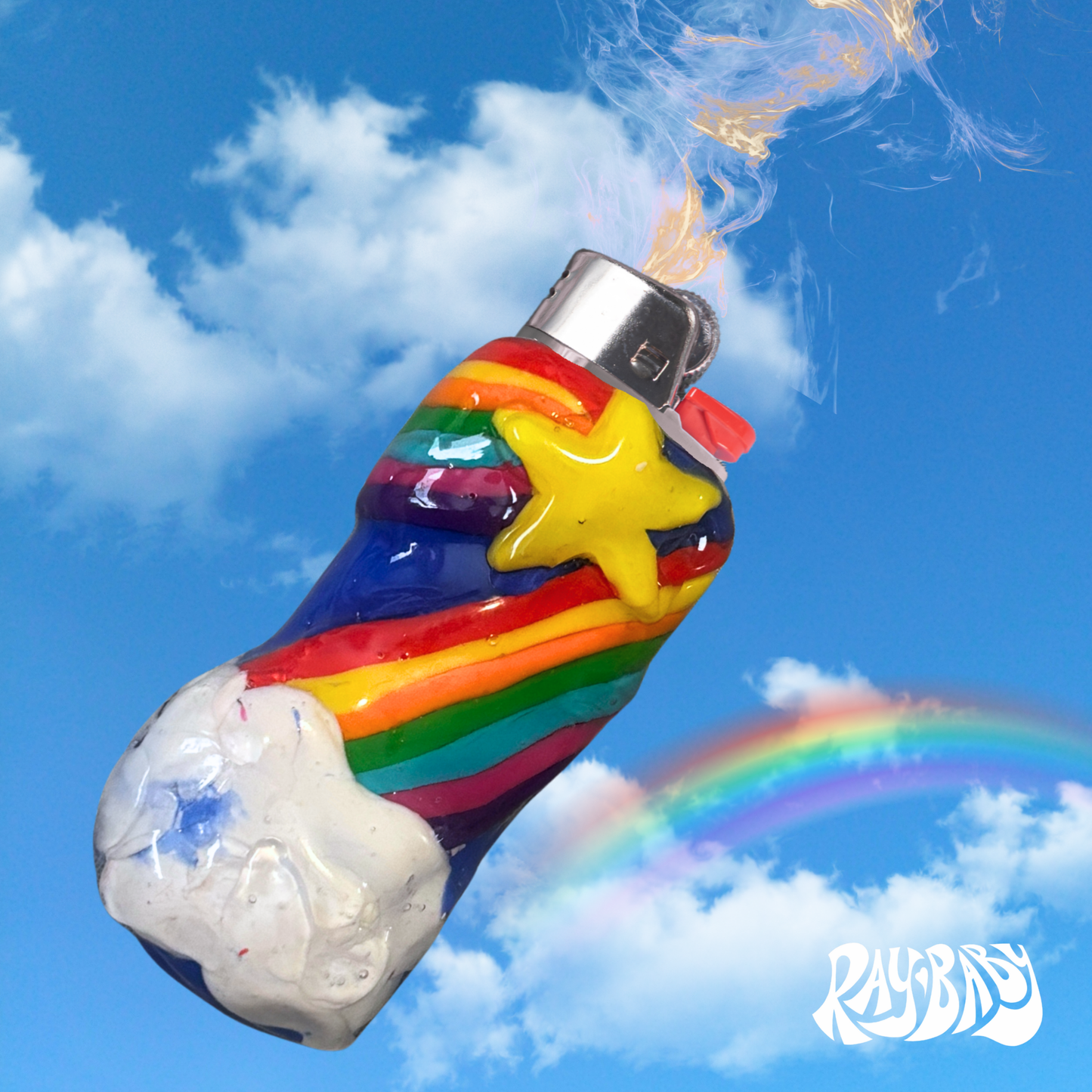 Rainbow Lighter Case