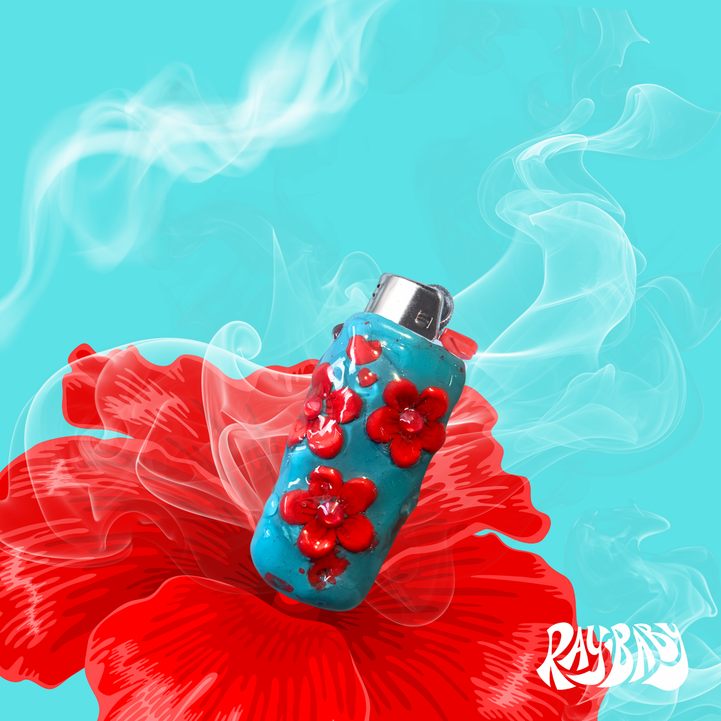 Hibiscus Mini Lighter Case