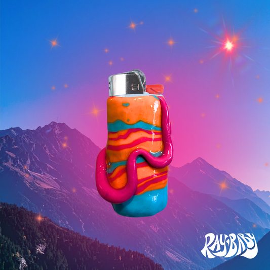 Rocky Sunset Mini Lighter Case